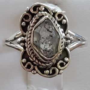 Genuine 2ct Herkimer Diamond Ring 7